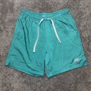 Nike Turquoise Silky Athletic Shorts - Small/ Medium - Lightly Worn/ Like New